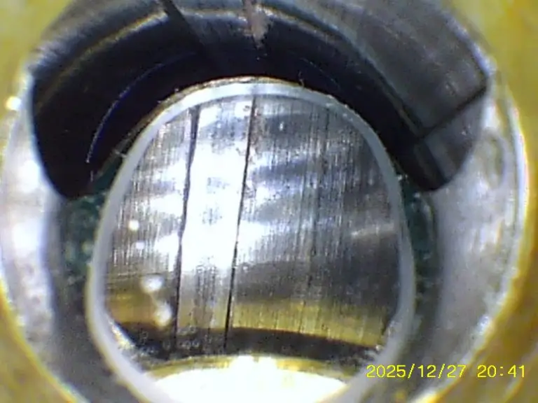 DWM M1908: radialer Blick auf den Lauf