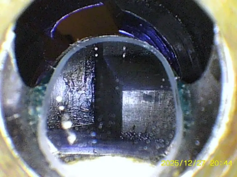 DWM M1908: radialer Blick auf die Verriegelung